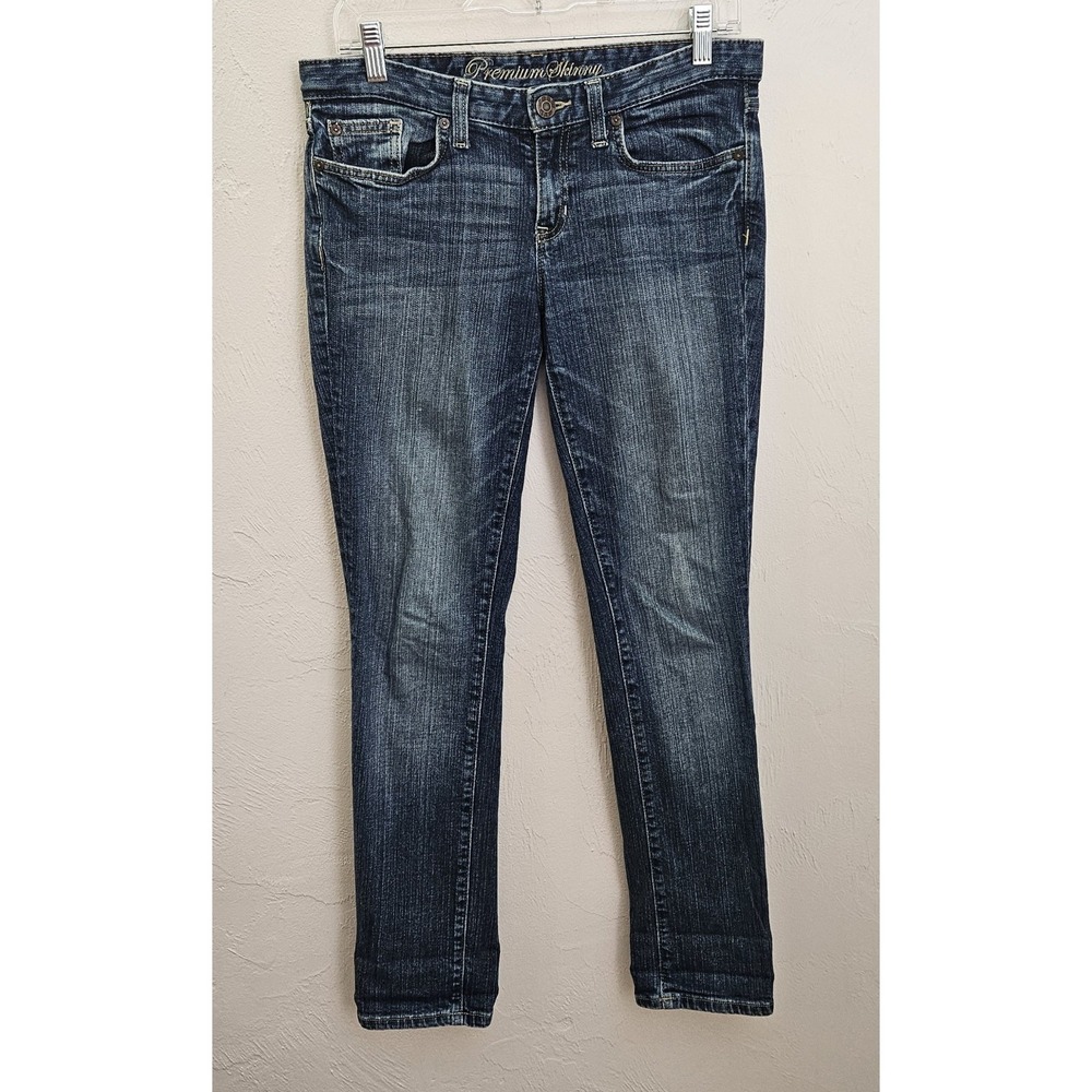 Gap Women's Size 6/28 Premium Skinny‎ Denim Jeans Faded Blue 29.5" Inseam